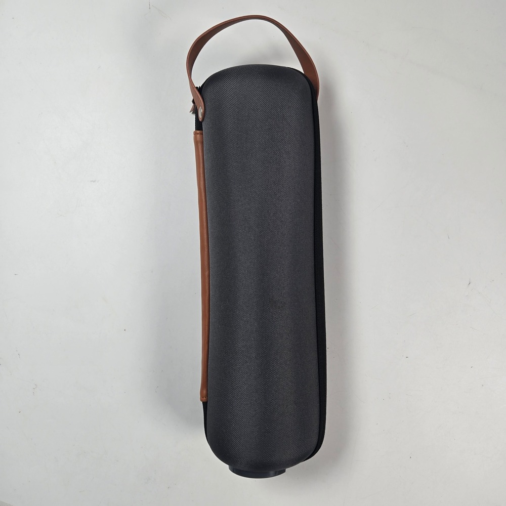 Rabbit Wine Bottle Carrier Gray Insulated Hardshell Travel Case Tote Handle NEW